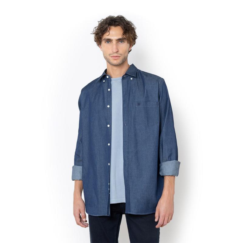ΠΟΥΚΑΜΙΣΟ DENIM REGULAR FIT - 3AAP1906 - THE BOSTONIANS