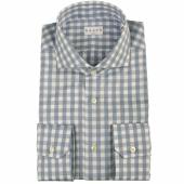 Light Blue Check Shirt SUPER COTTON® - 520ML/71208 - XACUS