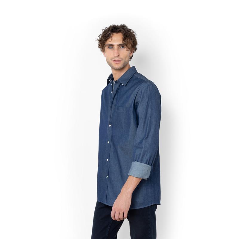 ΠΟΥΚΑΜΙΣΟ DENIM REGULAR FIT - 3AAP1906 - THE BOSTONIANS