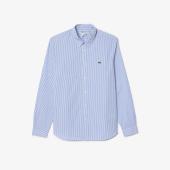Men's Regular Fit Striped Cotton Shirt - 8@3CH2936 - LACOSTE