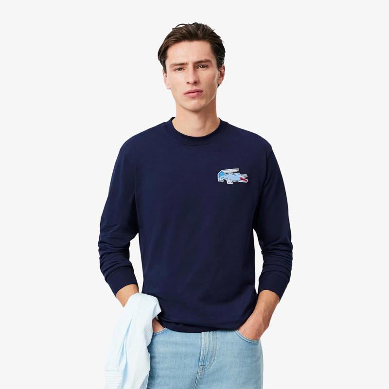 Men's Classic Fit Logo T-shirt - 3TH3586 - LACOSTE