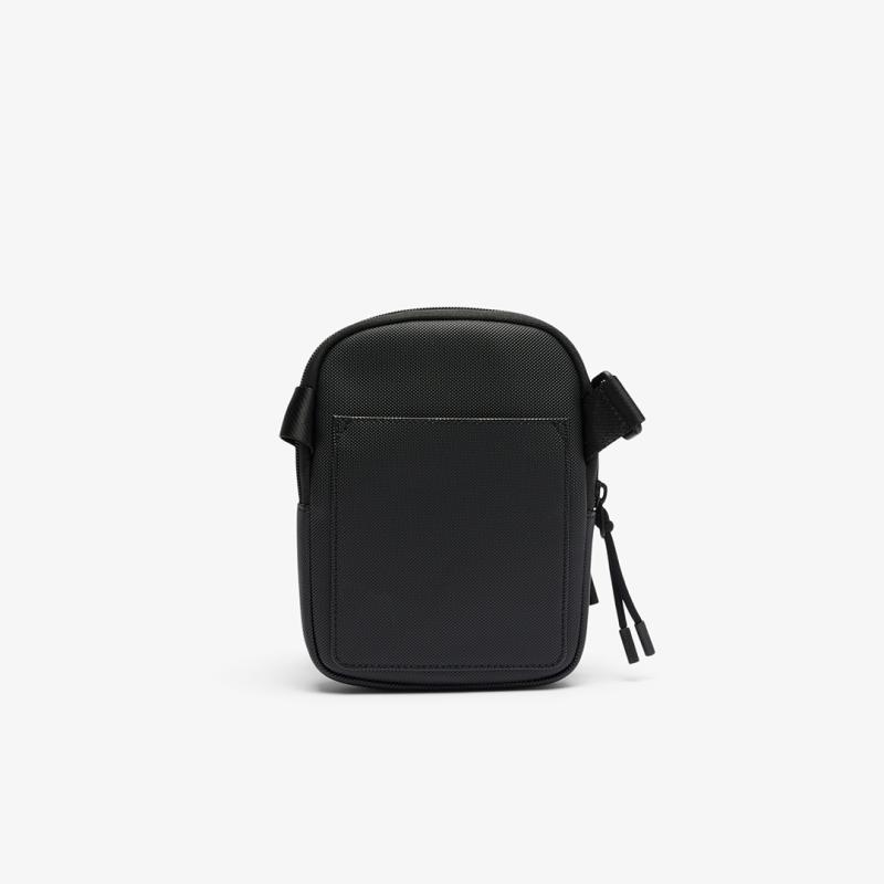 Men's Small LCST Slimline Petit Piqué Satchel - 9@3NH4679TX - LACOSTE