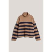 Breton Sweater with Stand Up Collar - 3GW4805309 - GANT