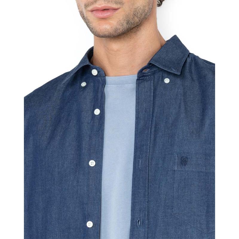 ΠΟΥΚΑΜΙΣΟ DENIM REGULAR FIT - 3AAP1906 - THE BOSTONIANS