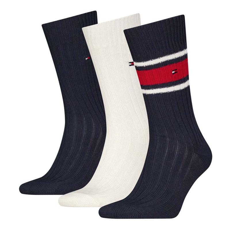 3 Pack Giftbox Classic Men Crew Socks - 701229786 - TOMMY HILFIGER
