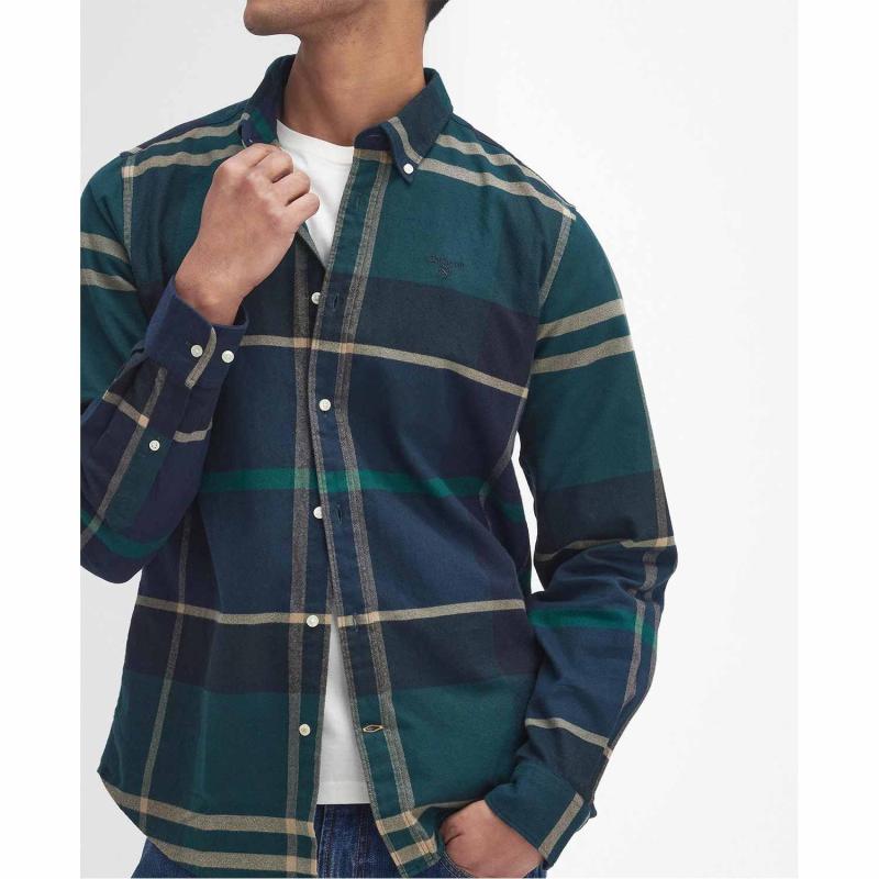 Iceloch Tailored Long-Sleeved Shirt - 8@MSH4994 - BARBOUR