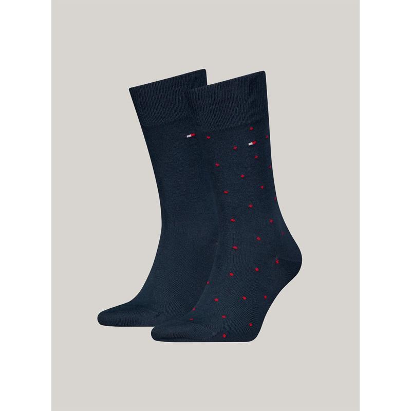TH MEN SOCK 2P DOT - 701230780 - TOMMY HILFIGER