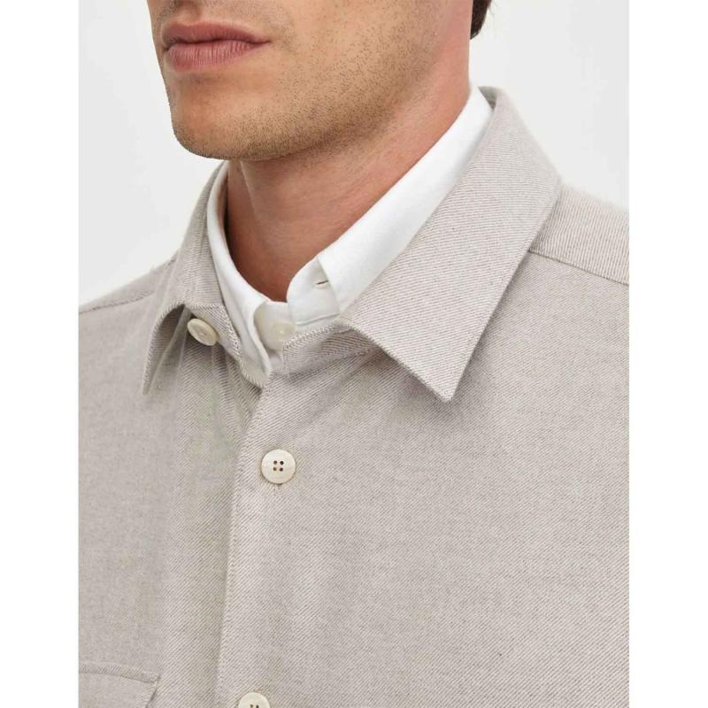 Twill Solid colour Overshirt - 154ML/71451 - XACUS
