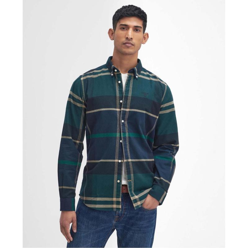 Iceloch Tailored Long-Sleeved Shirt - 8@MSH4994 - BARBOUR