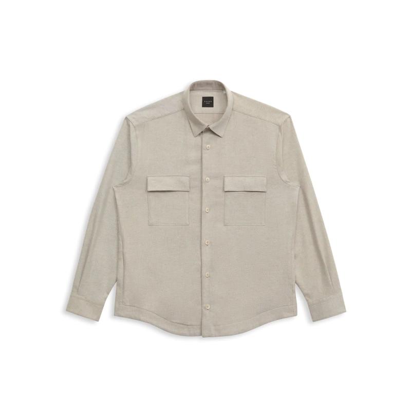 Twill Solid colour Overshirt - 154ML/71451 - XACUS