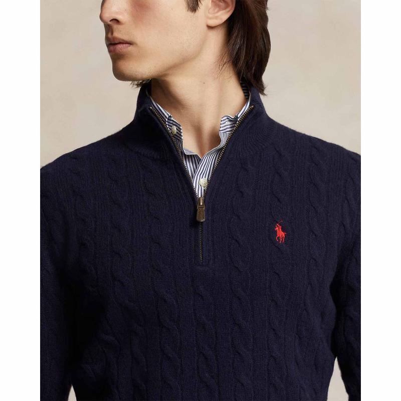 Cable-Knit Wool-Cashmere Jumper - 8@710876766002 - POLO RALPH LAUREN