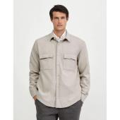 Twill Solid colour Overshirt - 154ML/71451 - XACUS
