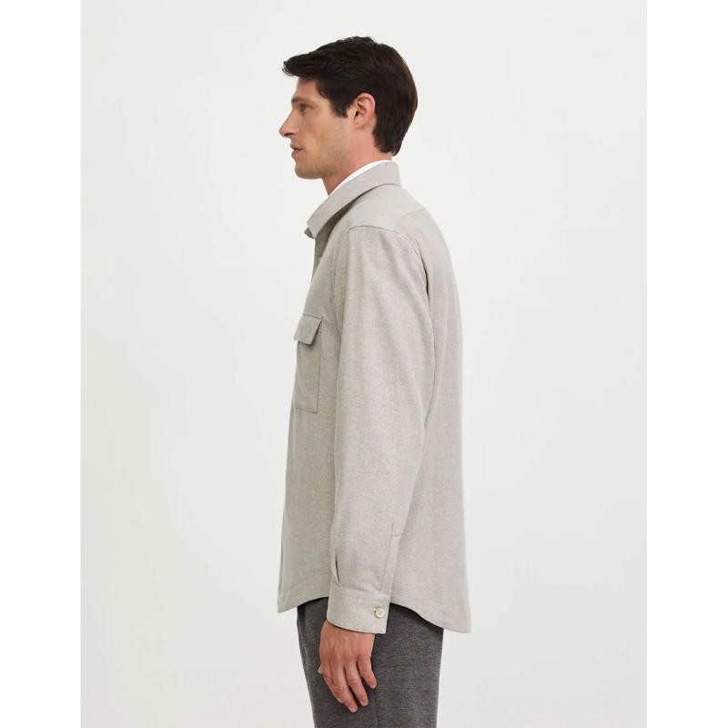 Twill Solid colour Overshirt - 154ML/71451 - XACUS