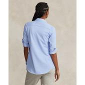 Slim Fit Knit Cotton Oxford Shirt - 9@211664427001 - POLO RALPH LAUREN
