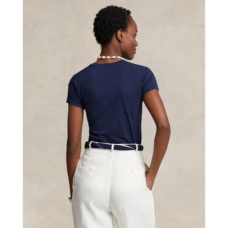 Cotton Jersey Crewneck T-Shirt - 9@211898698006 - POLO RALPH LAUREN