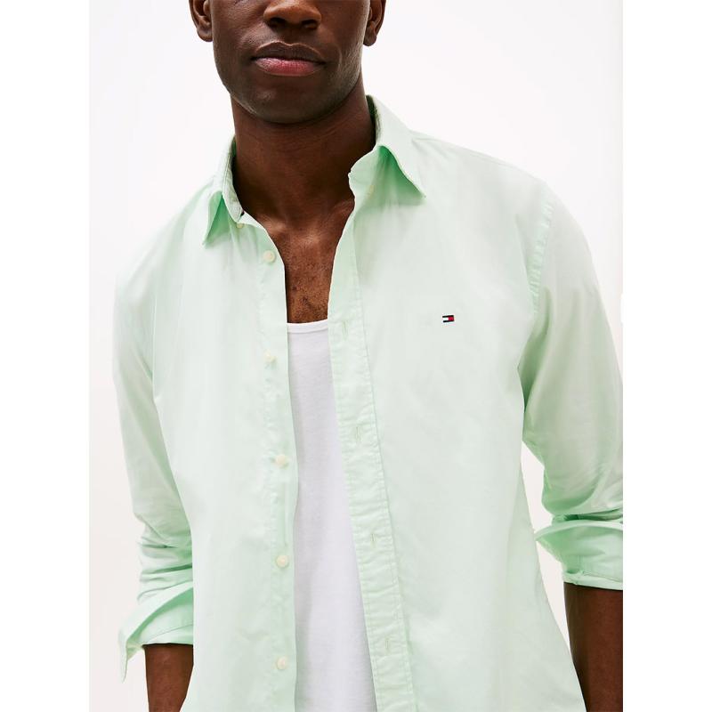 FLEX POPLIN SOLID SHIRT - MW0MW37550 - TOMMY HILFIGER