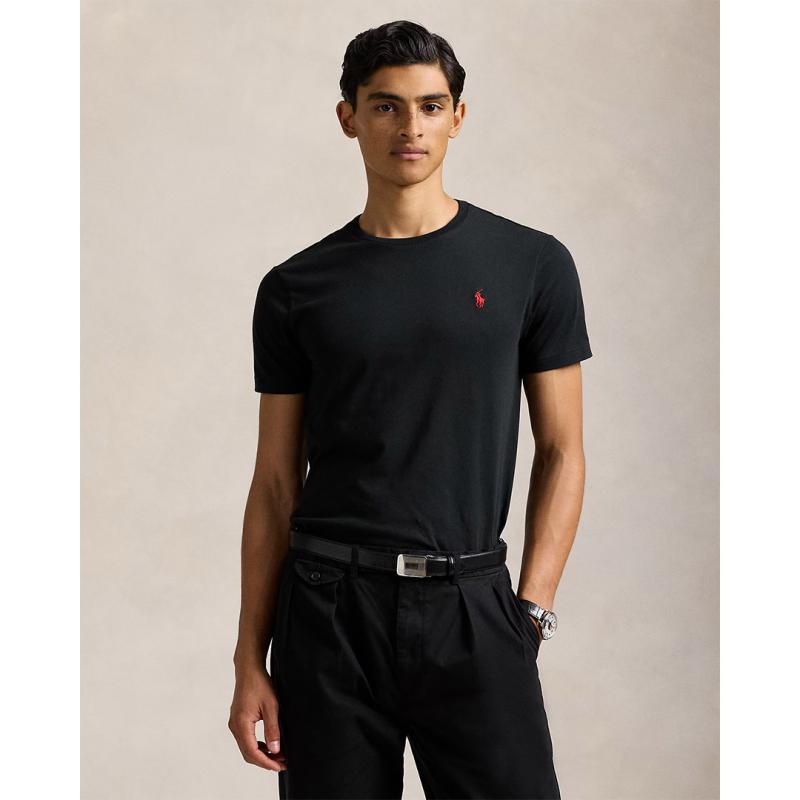 Custom Slim Fit Jersey Crewneck T-Shirt - 10@710680785001 - POLO RALPH LAUREN