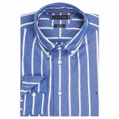 FLEX POPLIN WIDE STRIPE SHIRT - MW0MW38560 - TOMMY HILFIGER