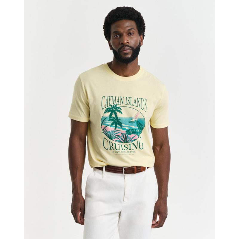 GANT USA Sailing Print Graphic T-Shirt - 3G2003321