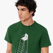 Tennis Heritage Print T-shirt - 3TH2101 - LACOSTE