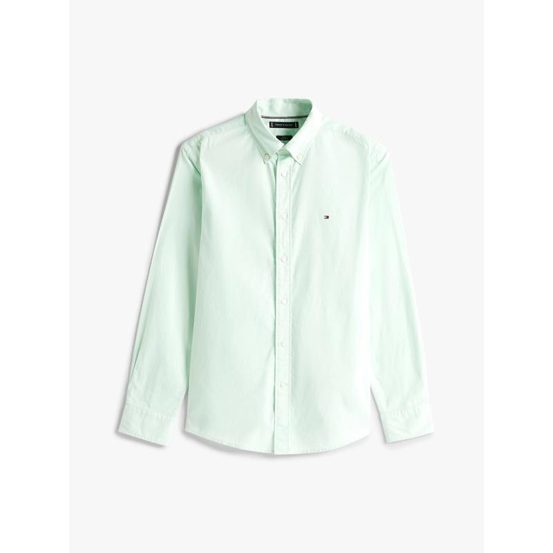 FLEX POPLIN SOLID SHIRT - MW0MW37550 - TOMMY HILFIGER