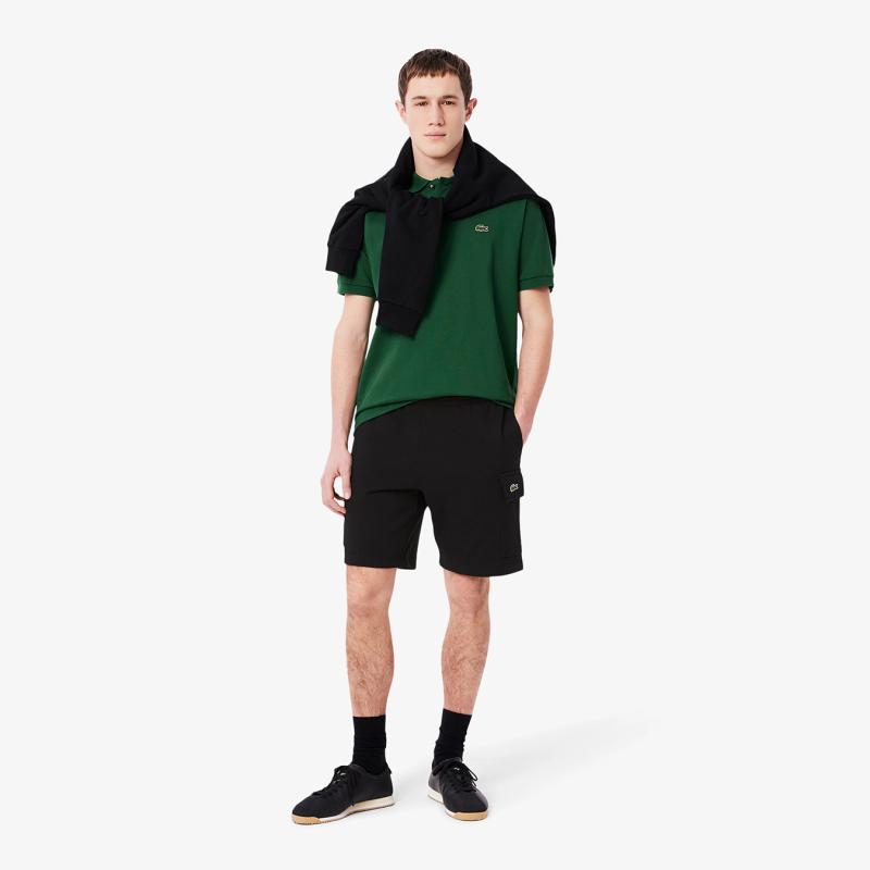 Cotton Fleece Cargo Shorts - 3GH9743 - LACOSTE
