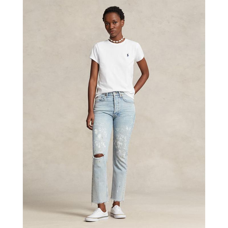 Cotton Jersey Crewneck T-Shirt - 9@211898698005 - POLO RALPH LAUREN