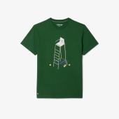 Tennis Heritage Print T-shirt - 3TH2101 - LACOSTE