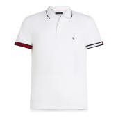 FLAG CUFF SLIM FIT POLO - MW0MW38458 - TOMMY HILFIGER