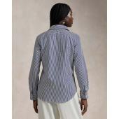 Slim Fit Striped Cotton Shirt - 9@211891379001 - POLO RALPH LAUREN