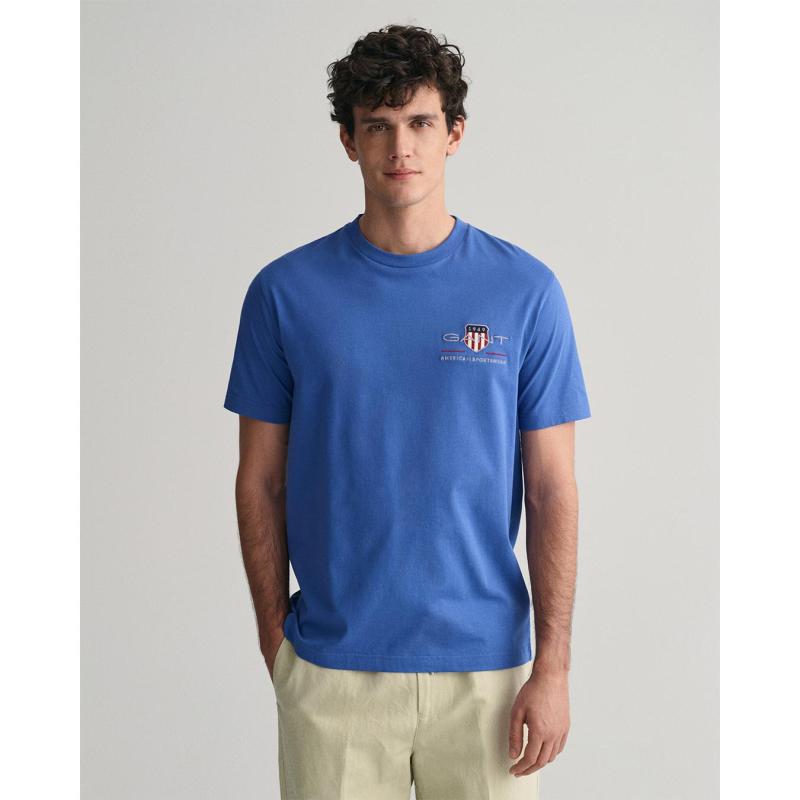 Embroidered Archive Shield T-Shirt - 9@3G2067004 - GANT