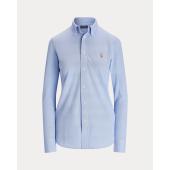 Slim Fit Knit Cotton Oxford Shirt - 9@211664427001 - POLO RALPH LAUREN