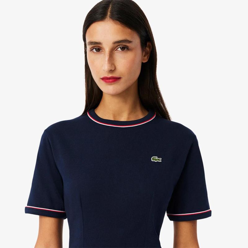 Jersey T-shirt Dress - 3EF9988 - LACOSTE