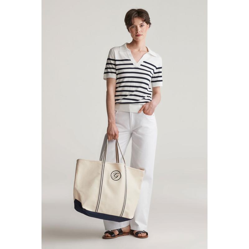 Fine knit striped sweater - 3GW4800404 - GANT