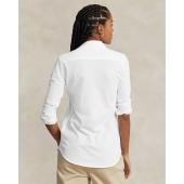 Slim Fit Knit Cotton Oxford Shirt - 211664427003 - POLO RALPH LAUREN