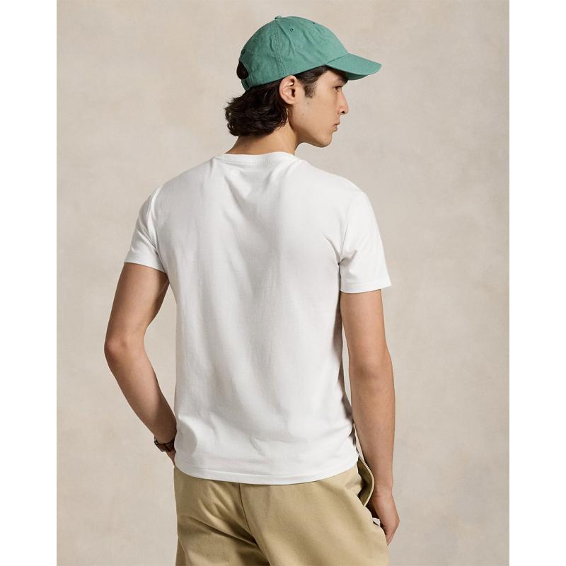 Custom Slim Fit Jersey Crewneck T-Shirt - 9@710680785003 - POLO RALPH LAUREN