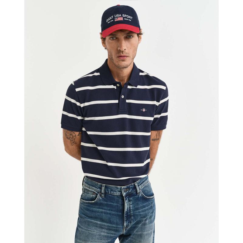 Striped Polo Shirt - 3G2014022 - GANT