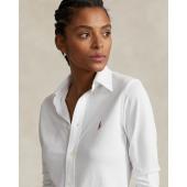 Slim Fit Knit Cotton Oxford Shirt - 211664427003 - POLO RALPH LAUREN