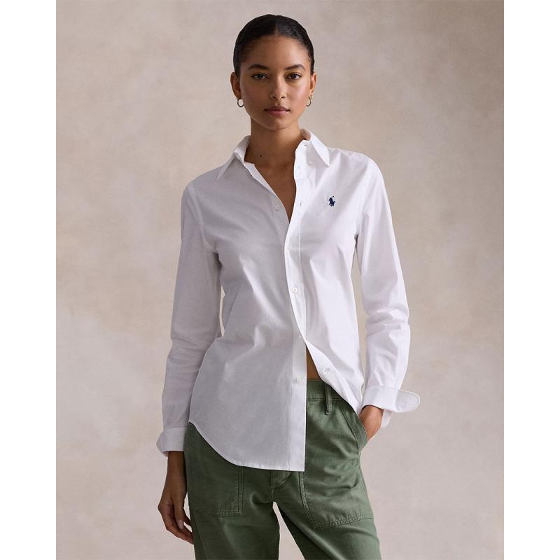 Stretch Slim Fit Cotton Shirt - 9@211941509002 - POLO RALPH LAUREN