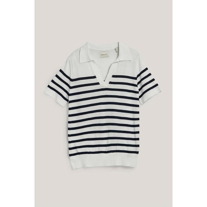 Fine knit striped sweater - 3GW4800404 - GANT
