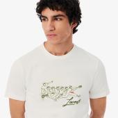 René Lacoste Print Tennis Heritage T-shirt - 3TH2102 - LACOSTE