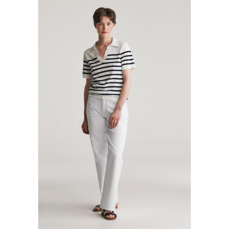 Fine knit striped sweater - 3GW4800404 - GANT