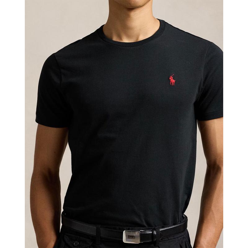 Custom Slim Fit Jersey Crewneck T-Shirt - 10@710680785001 - POLO RALPH LAUREN