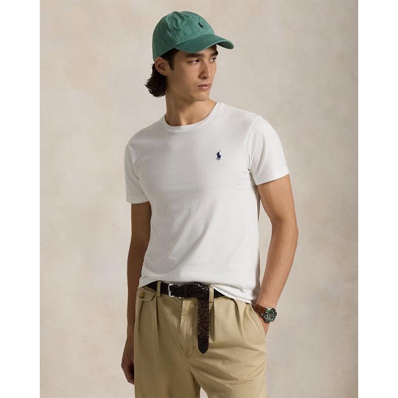 Custom Slim Fit Jersey Crewneck T-Shirt - 9@710680785003 - POLO RALPH LAUREN
