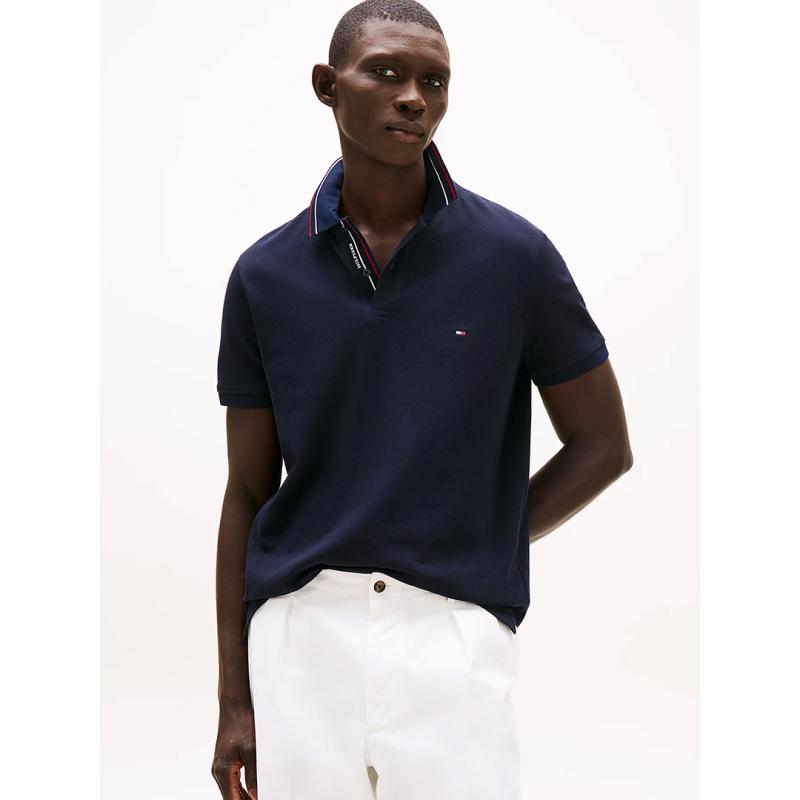 PLACKET INTEREST REG POLO - MW0MW38459 - TOMMY HILFIGER