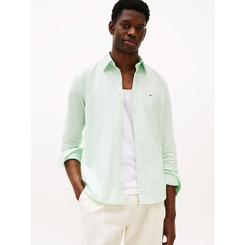 FLEX POPLIN SOLID SHIRT - MW0MW37550 - TOMMY HILFIGER