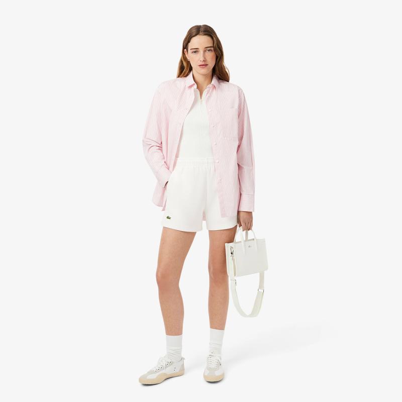 Women's Double Faced Piqué Shorts - 3GF9606 - LACOSTE