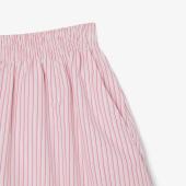 Wide Fit Lightweight Striped Poplin Shorts - 3FF9835 - LACOSTE