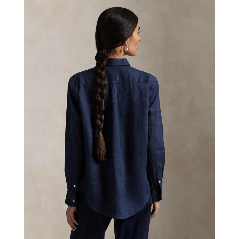 Classic Fit Linen Shirt - 211970730002 - POLO RALPH LAUREN