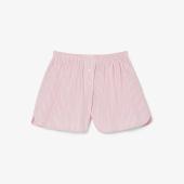 Wide Fit Lightweight Striped Poplin Shorts - 3FF9835 - LACOSTE